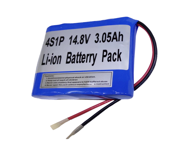4S1P 14.8V 3.05Ah Li-ion Battery Pack